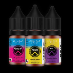 ohm bar salts flavours 3 for £9.99 deal the vape odyssey family