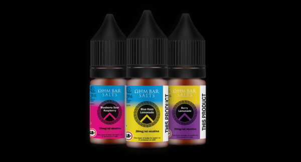 ohm bar salts flavours 3 for £9.99 deal the vape odyssey family